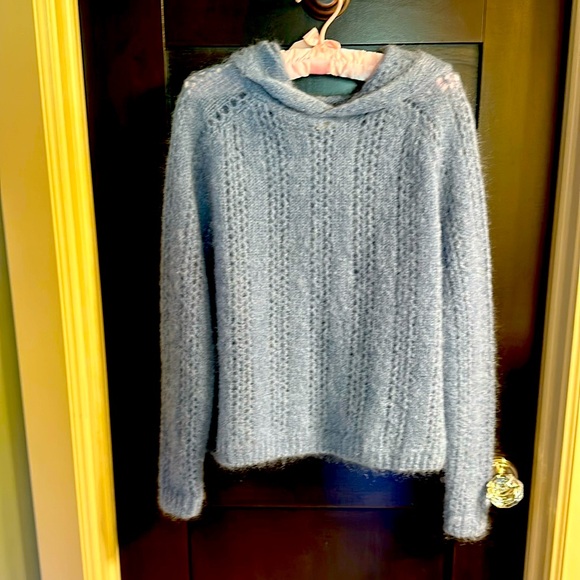 Sezane Sweaters - Sezane hooded mohair blend sweater